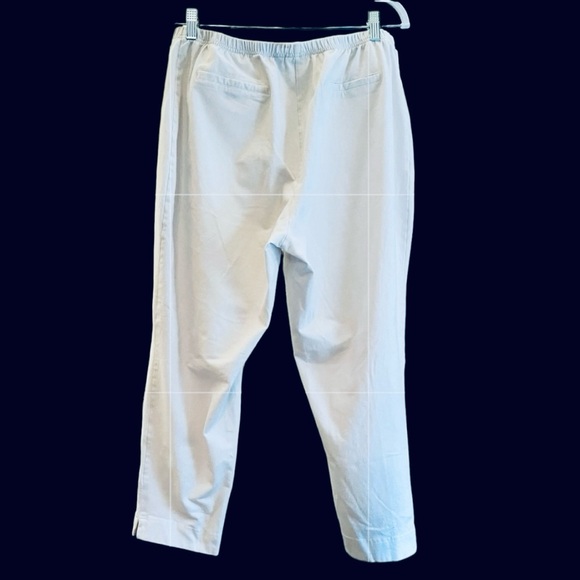 Women With Control Petite Slim Leg Ankle Pants. White. 2X Petite. - Picture 3 of 11